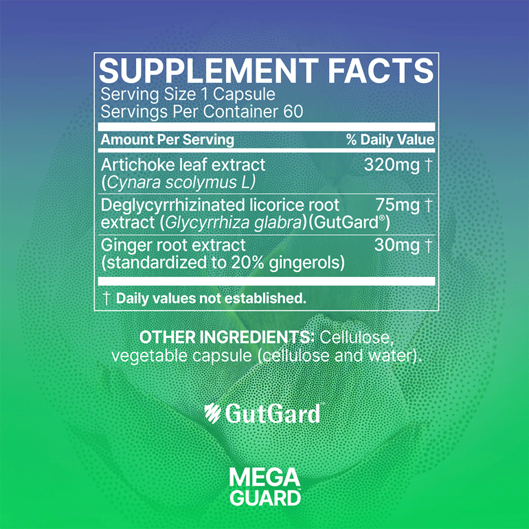 MegaGuard by Microbiome Labs Supplement Facts