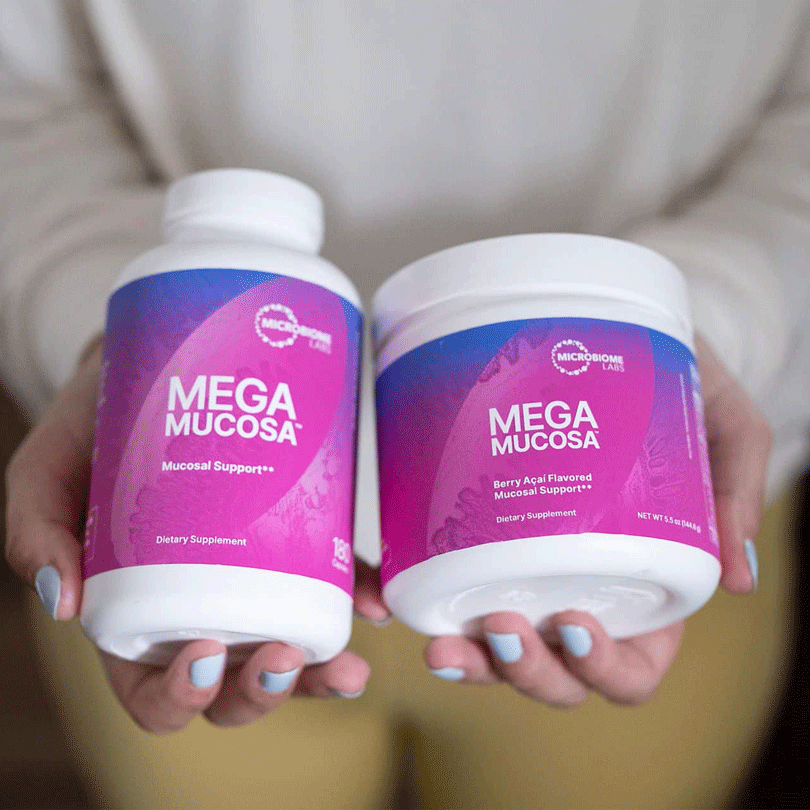MegaMucosa Powder and Capsules by Microbiome Labs
