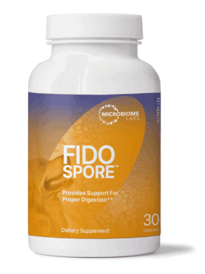 FidoSpore by Microbiome Labs New Bottle Front
