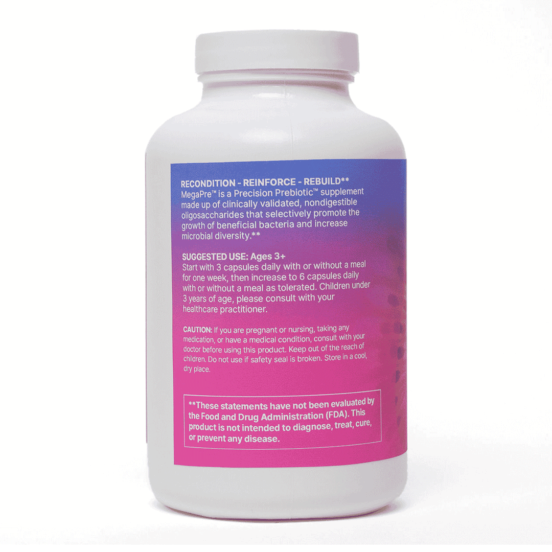 MegaPre Capsules by Microbiome Labs Suggested Use