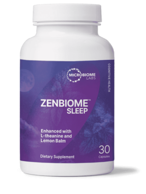 ZenBiome Sleep by Microbiome Labs New Branding Bottle
